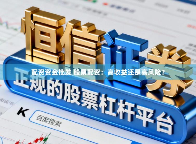配资资金批发 股票配资：高收益还是高风险？